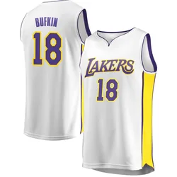 Kobe Bufkin Los Angeles Lakers Men's Fast Break Jersey - Association Edition - White