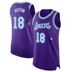 Kobe Bufkin Los Angeles Lakers Youth Authentic 2021/22 Jersey - City Edition - Purple
