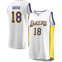 Kobe Bufkin Los Angeles Lakers Youth Fast Break Jersey - Association Edition - White