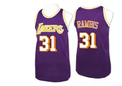 Kurt Rambis Los Angeles Lakers Men's Authentic Throwback Jersey - Purple