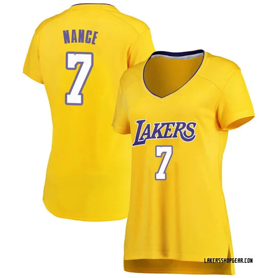 Larry Nance Los Angeles Lakers Women's Fast Break Jersey - Icon Edition - Gold