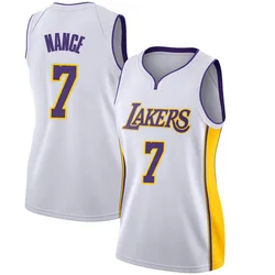 Larry Nance Los Angeles Lakers Women's Swingman Jersey - Association Edition - White