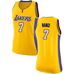 Larry Nance Los Angeles Lakers Women's Swingman Jersey - Icon Edition - Yellow
