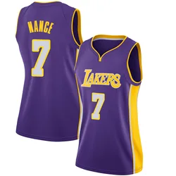 Larry Nance Los Angeles Lakers Women's Swingman Jersey - Statement Edition - Purple
