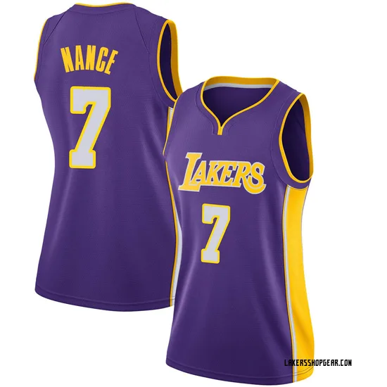 Larry Nance Los Angeles Lakers Women's Swingman Jersey - Statement Edition - Purple