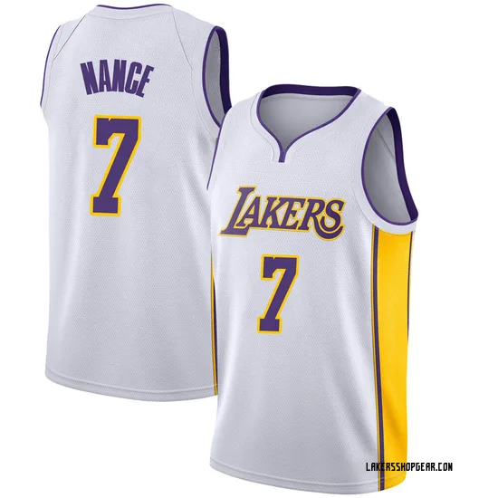 Larry Nance Los Angeles Lakers Youth Swingman Jersey - Association Edition - White