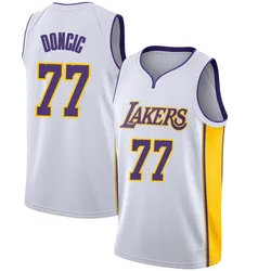 Luka Doncic Los Angeles Lakers Men's Swingman Jersey - Association Edition - White