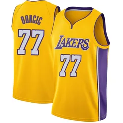 Luka Doncic Los Angeles Lakers Youth Swingman Jersey - Icon Edition - Yellow