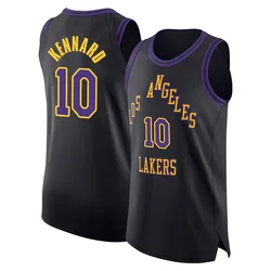Luke Kennard Los Angeles Lakers Men's Authentic 2023/24 City Edition Jersey - Black