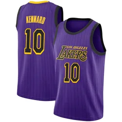 Luke Kennard Los Angeles Lakers Youth Swingman 2018/19 Jersey - City Edition - Purple