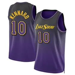 Luke Kennard Los Angeles Lakers Youth Swingman 2024/25 City Edition Jersey - Purple