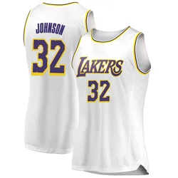 Magic Johnson Los Angeles Lakers Women's Swingman 2018/19 Jersey - Association Edition - White