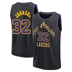 Magic Johnson Los Angeles Lakers Youth Fast Break 2025/26 City Edition Jersey - Black