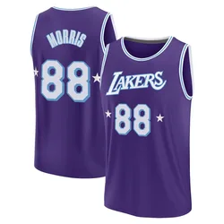 Markieff Morris Los Angeles Lakers Men's Fast Break 2021/22 Replica City Edition Jersey - Purple