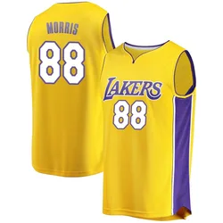 Markieff Morris Los Angeles Lakers Men's Fast Break Jersey - Icon Edition - Gold