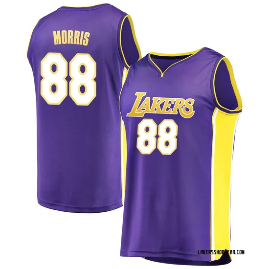 Markieff Morris Los Angeles Lakers Men's Fast Break Jersey - Statement Edition - Purple