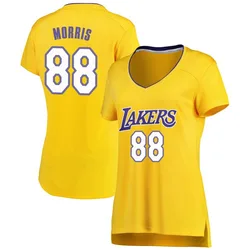 Markieff Morris Los Angeles Lakers Women's Fast Break Jersey - Icon Edition - Gold
