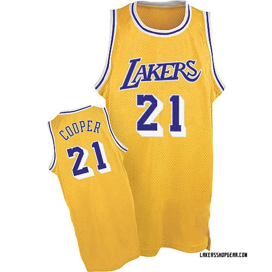 Michael Cooper Los Angeles Lakers Men's Swingman Throwback Jersey - Gold