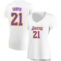 Michael Cooper Los Angeles Lakers Women's Fast Break Jersey - Association Edition - White
