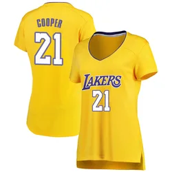 Michael Cooper Los Angeles Lakers Women's Fast Break Jersey - Icon Edition - Gold