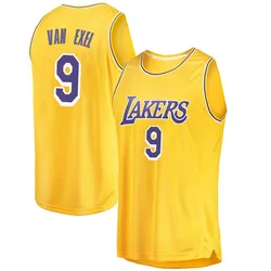 Nick Van Exel Los Angeles Lakers Men's Swingman 2018/19 Jersey - Icon Edition - Gold