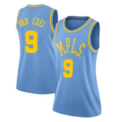 Nick Van Exel Los Angeles Lakers Women's Swingman Hardwood Classics Jersey - Blue