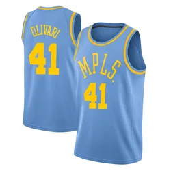 Quincy Olivari Los Angeles Lakers Men's Swingman Hardwood Classics Jersey - Blue