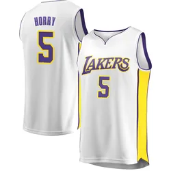 Robert Horry Los Angeles Lakers Men's Fast Break Jersey - Association Edition - White