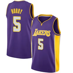 Robert Horry Los Angeles Lakers Men's Swingman Jersey - Statement Edition - Purple