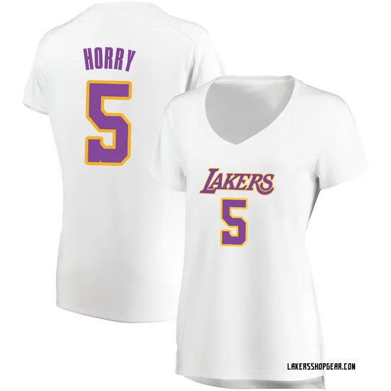 Robert Horry Los Angeles Lakers Women's Fast Break Jersey - Association Edition - White