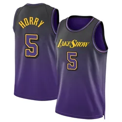 Robert Horry Los Angeles Lakers Youth Swingman 2024/25 City Edition Jersey - Purple