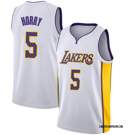 Robert Horry Los Angeles Lakers Youth Swingman Jersey - Association Edition - White