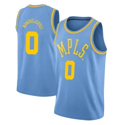 Sandro Mamukelashvili Los Angeles Lakers Men's Swingman Hardwood Classics Jersey - Blue