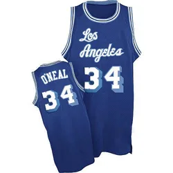 Shaquille O'Neal Los Angeles Lakers Men's Authentic Throwback Jersey - Blue