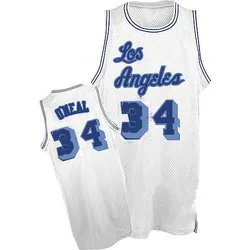 Shaquille O'Neal Los Angeles Lakers Men's Authentic Throwback Jersey - White