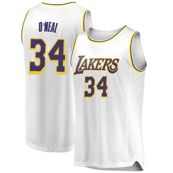 Shaquille O'Neal Los Angeles Lakers Men's Swingman 2018/19 Jersey - Association Edition - White