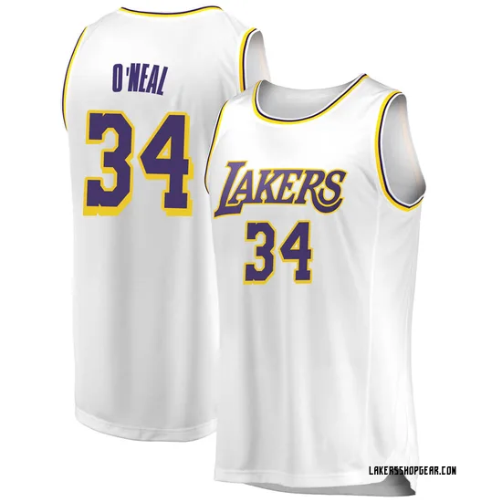 Shaquille O'Neal Los Angeles Lakers Men's Swingman 2018/19 Jersey - Association Edition - White