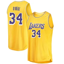 Shaquille O'Neal Los Angeles Lakers Men's Swingman 2018/19 Jersey - Icon Edition - Gold
