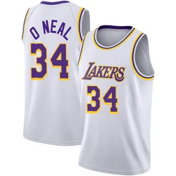 Shaquille O'Neal Los Angeles Lakers Men's Swingman 2020/21 Jersey - Association Edition - White