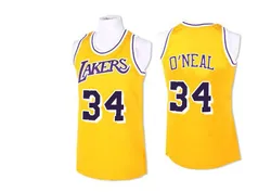 Shaquille O'Neal Los Angeles Lakers Men's Swingman Throwback Jersey - Gold