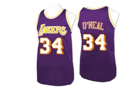 Shaquille O'Neal Los Angeles Lakers Men's Swingman Throwback Jersey - Purple
