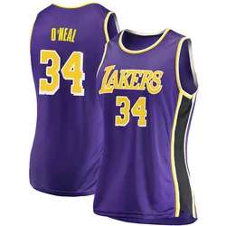 Shaquille O'Neal Los Angeles Lakers Women's Swingman 2018/19 Jersey - Statement Edition - Purple