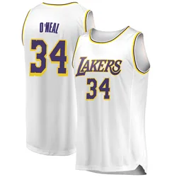 Shaquille O'Neal Los Angeles Lakers Youth Swingman 2018/19 Jersey - Association Edition - White