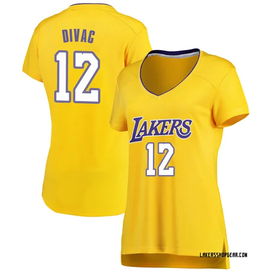 Vlade Divac Los Angeles Lakers Women's Fast Break Jersey - Icon Edition - Gold