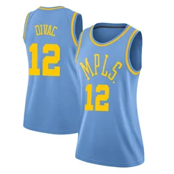 Vlade Divac Los Angeles Lakers Women's Swingman Hardwood Classics Jersey - Blue