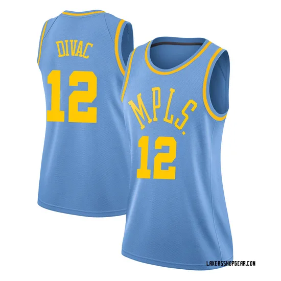 Vlade Divac Los Angeles Lakers Women's Swingman Hardwood Classics Jersey - Blue