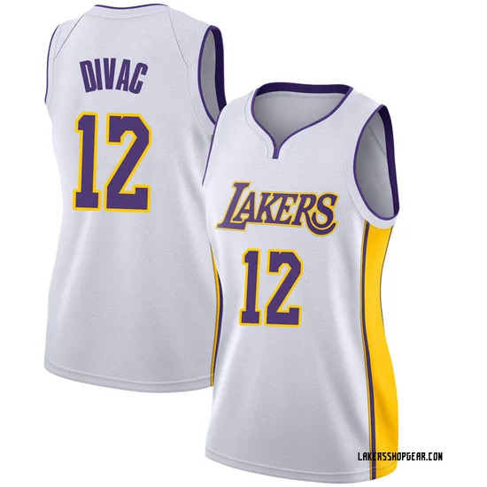 Vlade Divac Los Angeles Lakers Women's Swingman Jersey - Association Edition - White