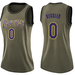 Walker Kessler Los Angeles Lakers Women's Swingman Salute to Service Jersey - Green